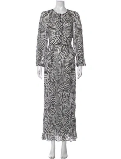 Pre-owned Missoni Printed Long Dress In Multi