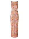 Missoni Printed Maxi Dress In Pink