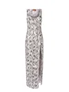 Missoni Printed Maxi Dress In White