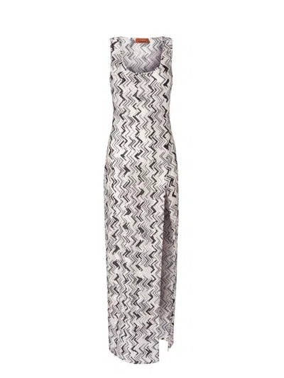 Missoni Printed Maxi Dress In Black