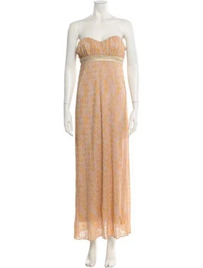 Pre-owned Missoni Printed Midi Length Dress