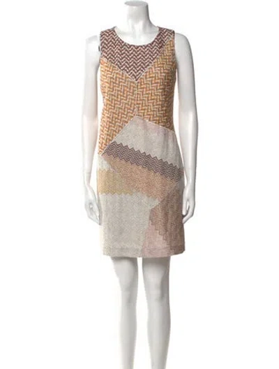Pre-owned Missoni Printed Mini Dress