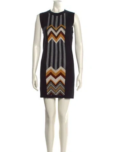 Pre-owned Missoni Printed Mini Dress