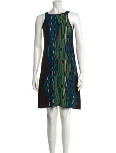 Pre-owned Missoni Printed Mini Dress In Multi