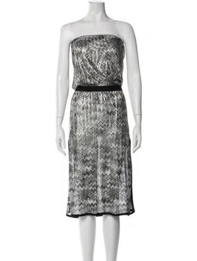 Pre-owned Missoni Printed Mini Dress In Multi