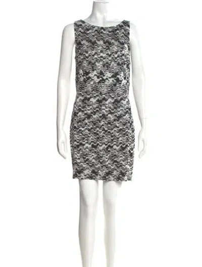 Pre-owned Missoni Printed Mini Dress In Multi
