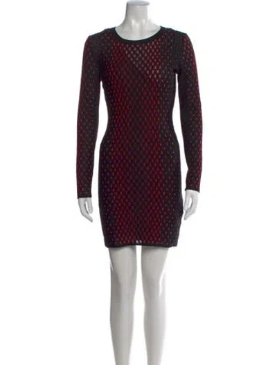 Pre-owned Missoni Printed Mini Dress In Multi