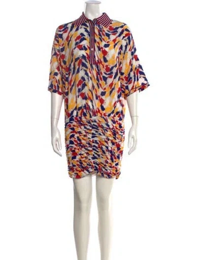 Pre-owned Missoni Printed Mini Dress W/ Tags In Multi