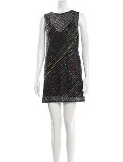 Pre-owned Missoni Printed Mini Dress W/ Tags In Multi