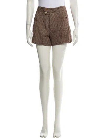 Pre-owned Missoni Printed Mini Shorts In Multi