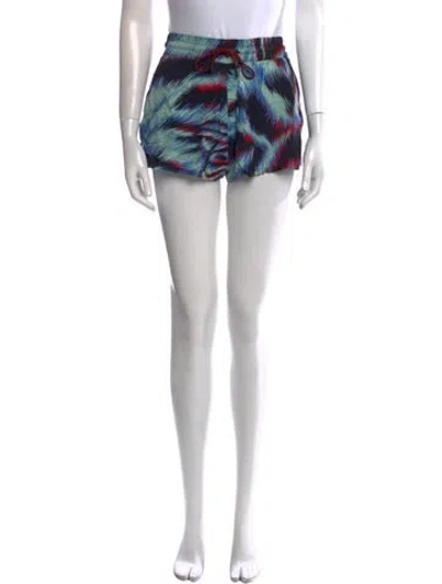 Pre-owned Missoni Printed Mini Shorts W/ Tags In Multi
