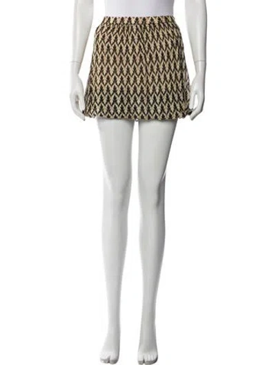 Pre-owned Missoni Printed Mini Skirt