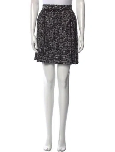 Pre-owned Missoni Printed Mini Skirt In Multi