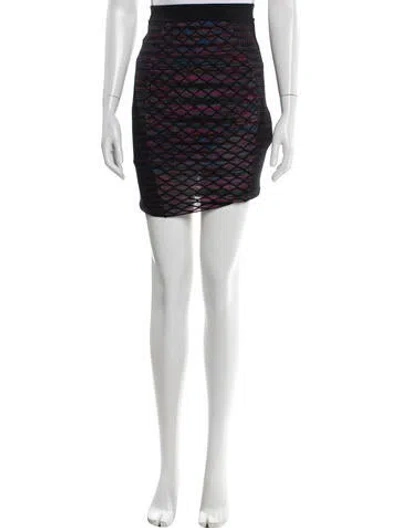 Pre-owned Missoni Printed Mini Skirt In Multi