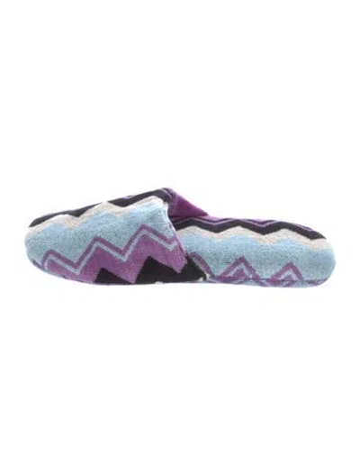 Pre-owned Missoni Printed Mules In Multi