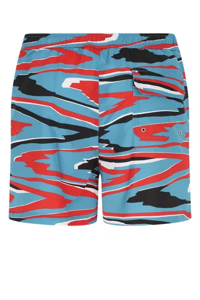 MISSONI PRINTED POLYESTER SWIMMING SHORTS