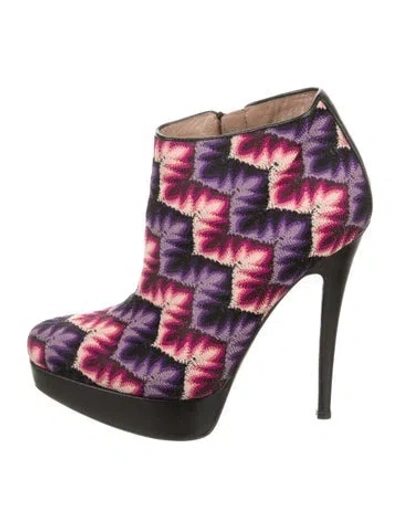 Pre-owned Missoni Printed Pumps In Multi
