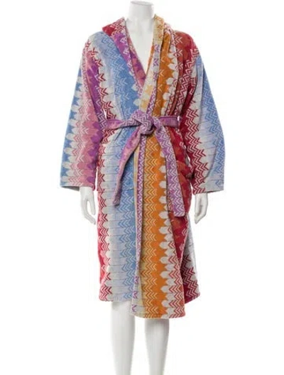 Pre-owned Missoni Printed Robe In Multi