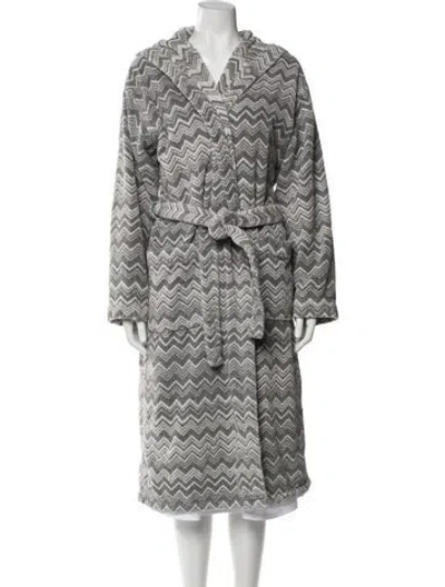 Pre-owned Missoni Printed Robe In Neutral