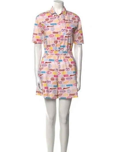 Pre-owned Missoni Printed Romper In Multi