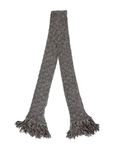 Pre-owned Missoni Printed Scarf In Blue