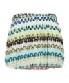 Missoni Lace Skirt Featuring Elastic Waistband In Multicolor