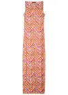 Missoni Printed Maxi Dress In Multicoloured