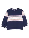 Missoni Printed Sweatshirt In Blue