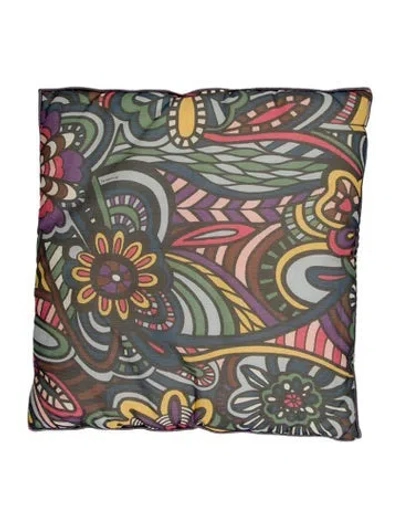 Pre-owned Missoni Printed Throw Pillow In Multi