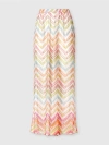 Missoni Printed Tulle Cover-up Palazzo Trousers In Multicoloured