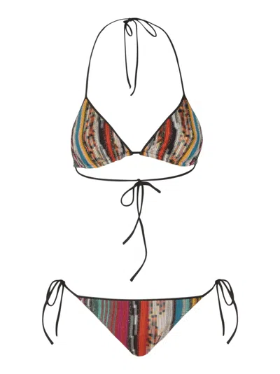 Missoni Printed Two-piece Swimsuit In Multi