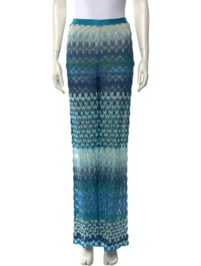 Pre-owned Missoni Printed Wide Leg Pants