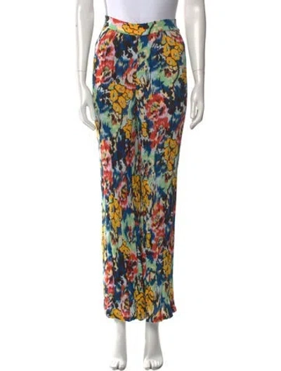 Pre-owned Missoni Printed Wide Leg Pants In Multi