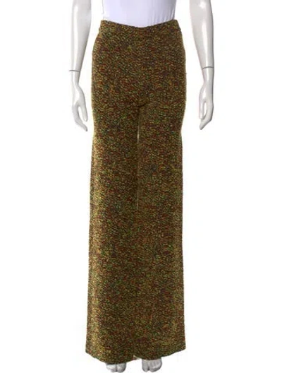 Pre-owned Missoni Printed Wide Leg Pants W/ Tags In Black