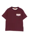 Missoni Printes-pocket T-shirt In Burgundy