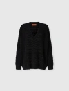 Missoni Zig Zag Sweater In Black