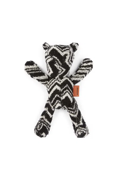 Missoni Puppet Keith Brown Bear In Black,white