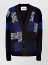Missoni Cardigan Aus Reiner Wolle Mit Flammen- Und Zickzackeinsätzen In Multi