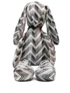 Missoni Rabbit Puppet Cushion In Black