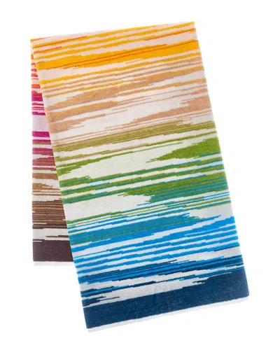 Missoni Rainbow Bath Towel In Multi