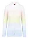 Missoni Gradient Chevron Viscose Knit Shirt