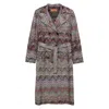 Missoni Multicolor Viscose Blend Trench In Multi