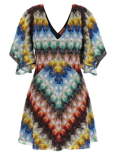 Missoni Raschel Dress In Multi