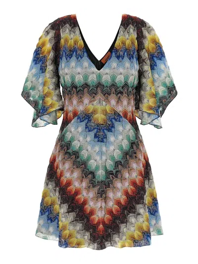 Missoni Raschel Dress In Multi