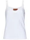 Missoni Raschel Knit Top With Tone-on-tone Zigzag Pattern