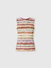 Missoni Raschel Crew Neck Top In Multi