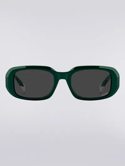 Missoni Rechteckige Acetat-sonnenbrille In Green