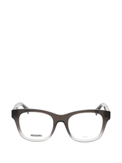 Missoni Rectangle-frame Glasses In Brown