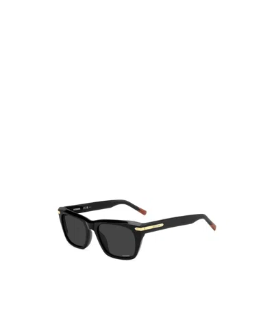 Missoni Rectangular Acetate Sunglasses In Black