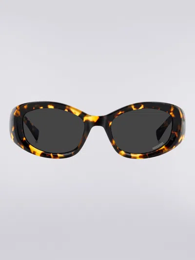Missoni Rectangular Acetate Sunglasses In Multicoloured